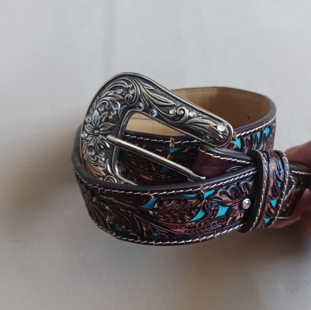 ARIAT Girl's Tooled Leather Belt